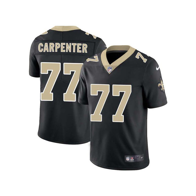 James Carpenter #77 Saints Authentic Black Jersey