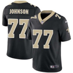 Carl Johnson #77 Saints Authentic Black Jersey