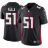 Falcons #51 Jeff Kelly Football Jersey -Black