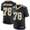 Billy Newsome #78 Saints Authentic Black Jersey