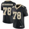 Bobby Richardson #78 Saints Authentic Black Jersey