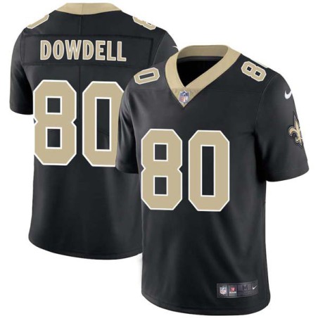 Marcus Dowdell #80 Saints Authentic Black Jersey