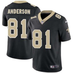 Jesse Anderson #81 Saints Authentic Black Jersey