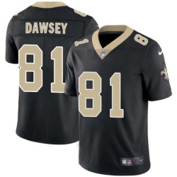 Lawrence Dawsey #81 Saints Authentic Black Jersey