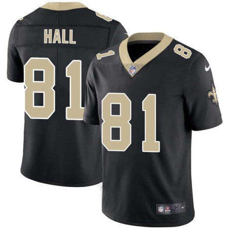 Lamont Hall #81 Saints Authentic Black Jersey