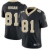 Krishawn Hogan #81 Saints Authentic Black Jersey