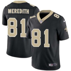 Cameron Meredith #81 Saints Authentic Black Jersey