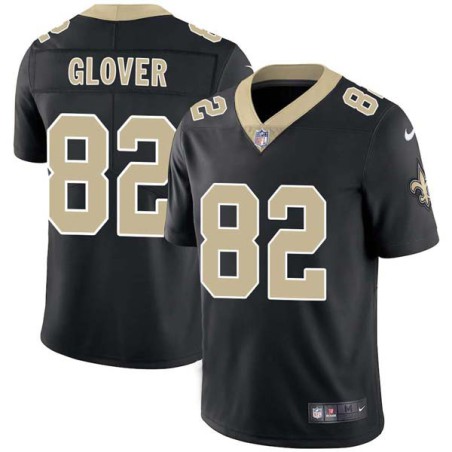 Andrew Glover #82 Saints Authentic Black Jersey