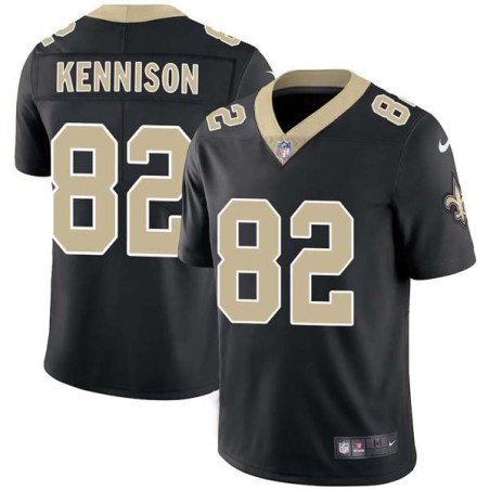 Eddie Kennison #82 Saints Authentic Black Jersey