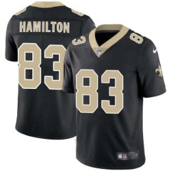 Andy Hamilton #83 Saints Authentic Black Jersey