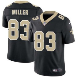 Billy Miller #83 Saints Authentic Black Jersey