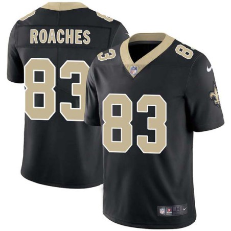 Carl Roaches #83 Saints Authentic Black Jersey