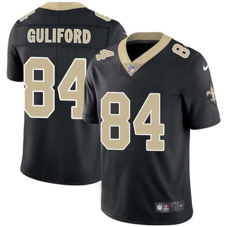 Eric Guliford #84 Saints Authentic Black Jersey