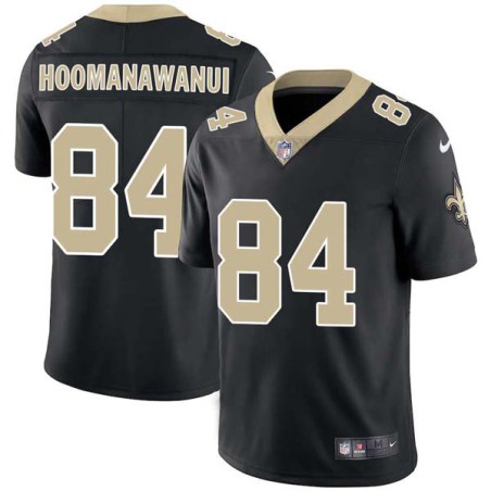 Michael Hoomanawanui #84 Saints Authentic Black Jersey