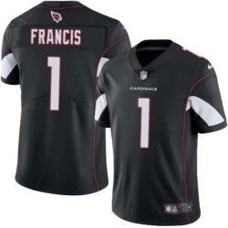 Cardinals #1 Gene Francis Stitched Black Jersey