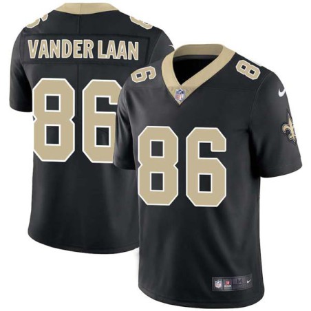 Jason Vander Laan #86 Saints Authentic Black Jersey