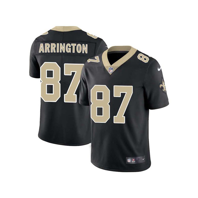 Adrian Arrington #87 Saints Authentic Black Jersey