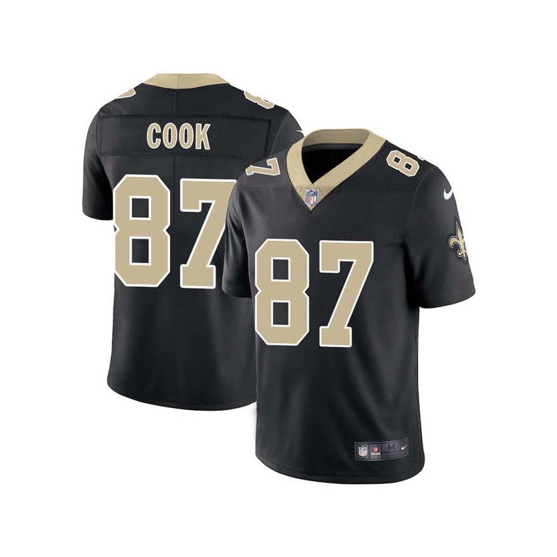 Jared Cook #87 Saints Authentic Black Jersey