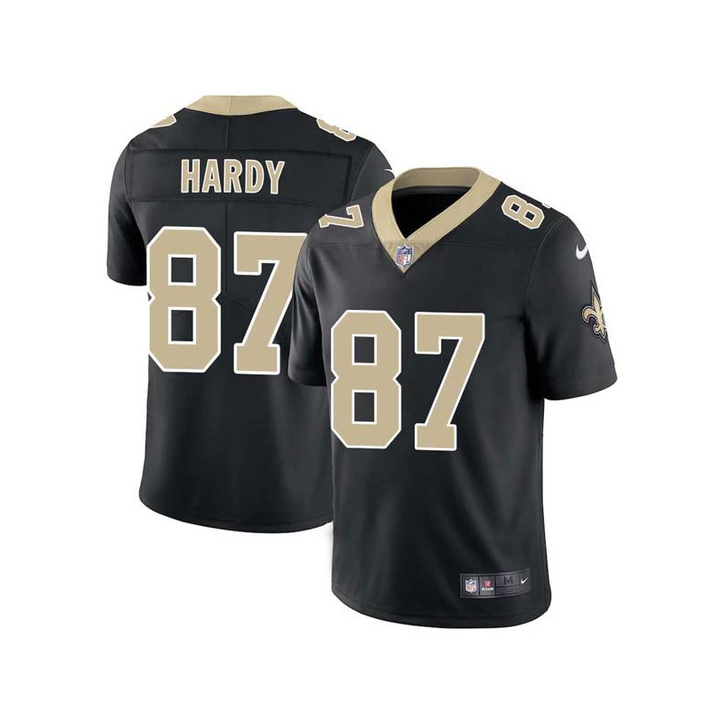 Larry Hardy #87 Saints Authentic Black Jersey