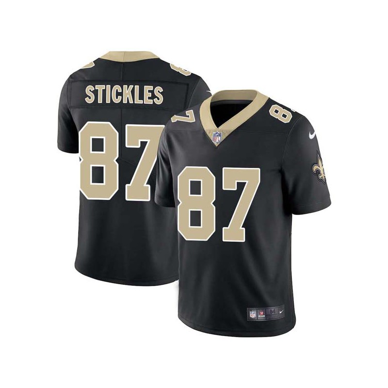 Monty Stickles #87 Saints Authentic Black Jersey