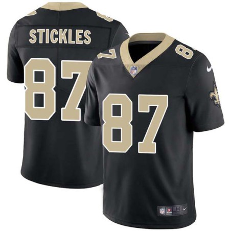 Monty Stickles #87 Saints Authentic Black Jersey