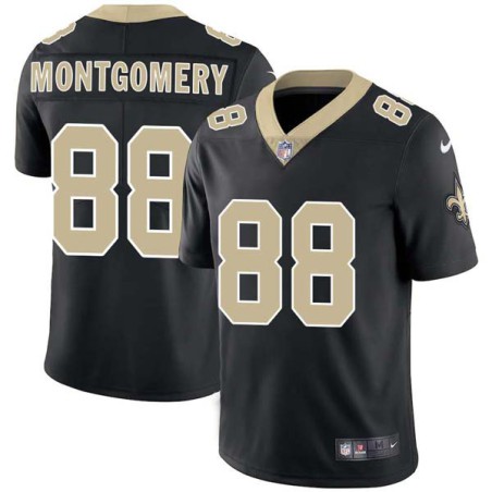 Ty Montgomery #88 Saints Authentic Black Jersey