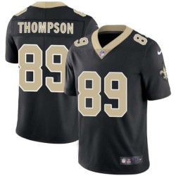 Aundra Thompson #89 Saints Authentic Black Jersey
