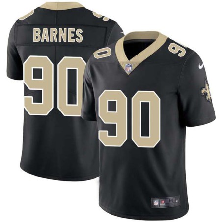 Tavaris Barnes #90 Saints Authentic Black Jersey