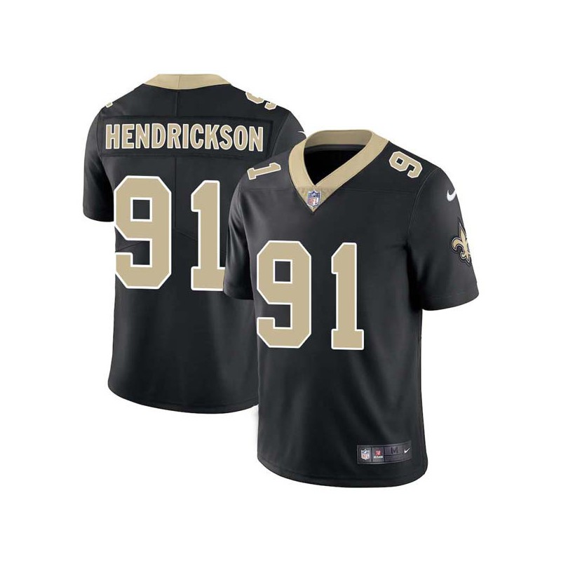 Trey Hendrickson #91 Saints Authentic Black Jersey