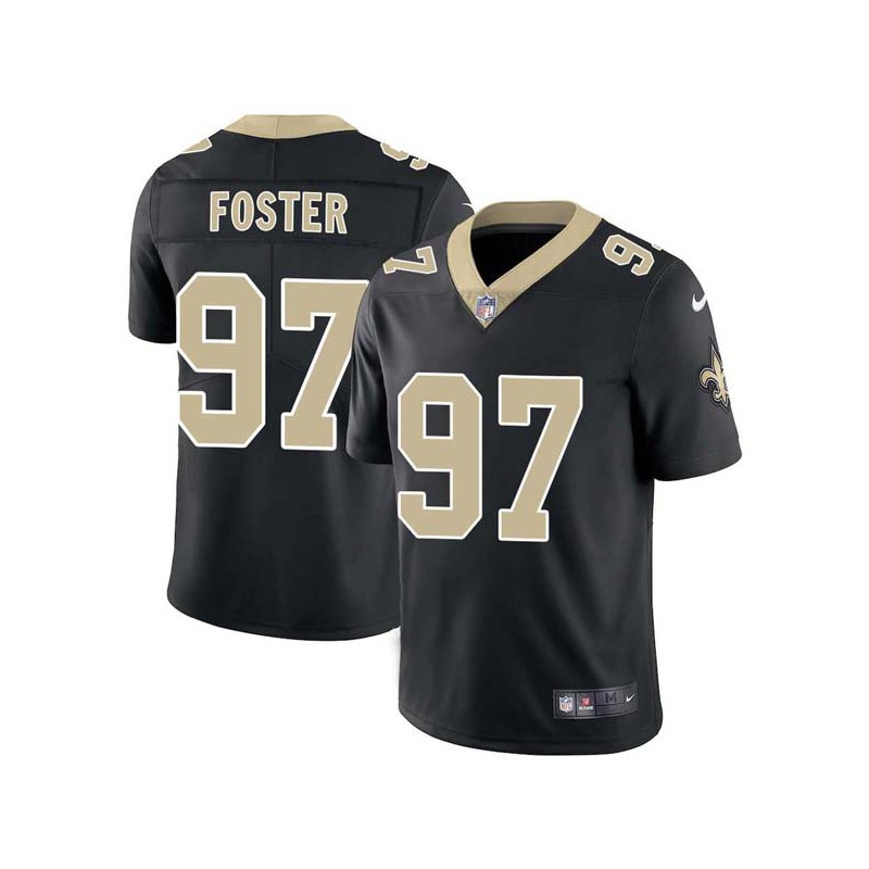 Glenn Foster #97 Saints Authentic Black Jersey