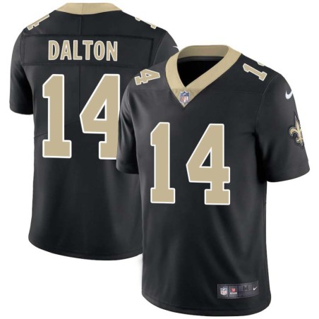 Andy Dalton #14 Saints Authentic Black Jersey