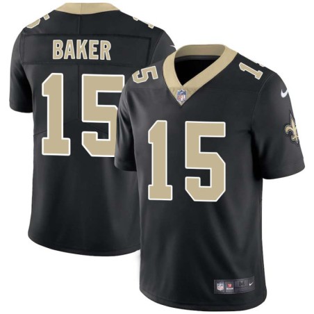 Kawaan Baker #15 Saints Authentic Black Jersey