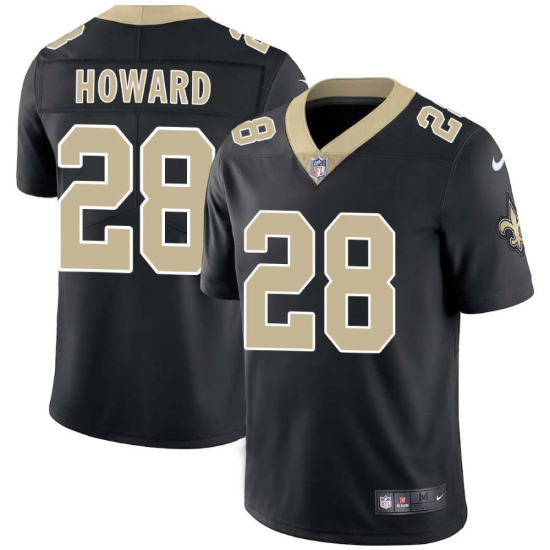 Jordan Howard #28 Saints Authentic Black Jersey