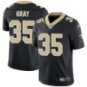 Vincent Gray #35 Saints Authentic Black Jersey