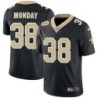 Smoke Monday #38 Saints Authentic Black Jersey