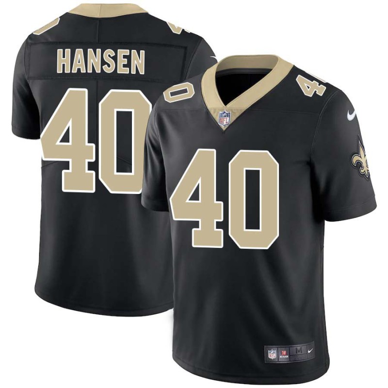 Chase Hansen #40 Saints Authentic Black Jersey