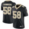 Ty Summers #58 Saints Authentic Black Jersey