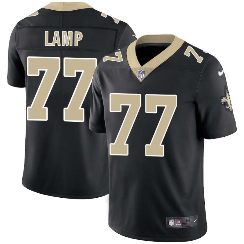 Forrest Lamp #77 Saints Authentic Black Jersey