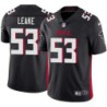 Falcons #53 John Leake Football Jersey -Black