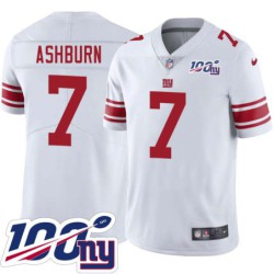 Giants #7 Cliff Ashburn 2024 100 Year White Jersey