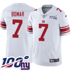 Giants #7 Lynn Bomar 2024 100 Year White Jersey