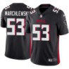 Falcons #53 Frank Marchlewski Football Jersey -Black