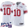 Giants #10 Doc Alexander 2024 100 Year White Jersey