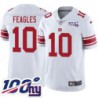 Giants #10 Jeff Feagles 2024 100 Year White Jersey