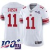 Giants #11 Butch Gibson 2024 100 Year White Jersey