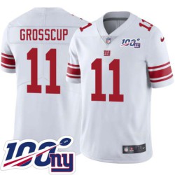 Giants #11 Lee Grosscup 2024 100 Year White Jersey