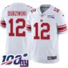 Giants #12 Walt Dubzinski 2024 100 Year White Jersey