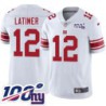 Giants #12 Cody Latimer 2024 100 Year White Jersey