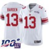 Giants #13 Ramses Barden 2024 100 Year White Jersey