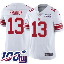 Giants #13 George Franck 2024 100 Year White Jersey